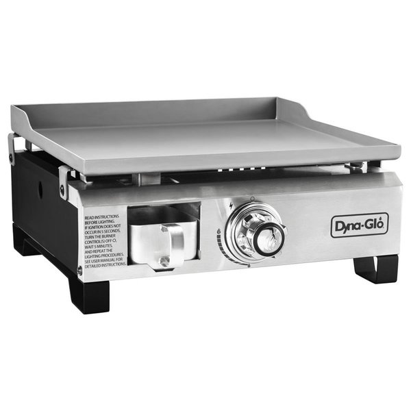 Ghp Group Portable 18000 BTU Liquid Propane Gas Griddle - Stainless Steel DGLDGL260SNP-D